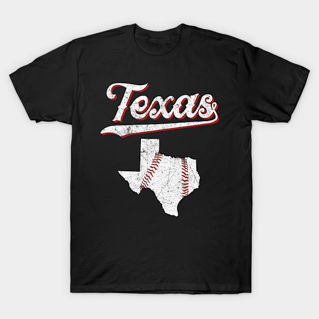 Texas baseball vintage T-Shirt by Dianeursusla Clothes